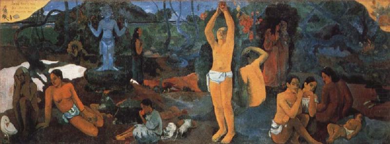 Wher kommen wir wer sind wir Wohin gehen wir, Paul Gauguin